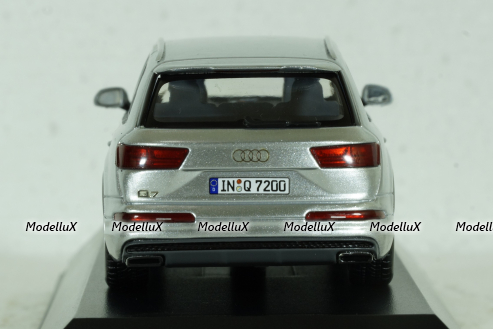 Audi Q7 S Line 2015, silver, 5011407613, Spark 1:43