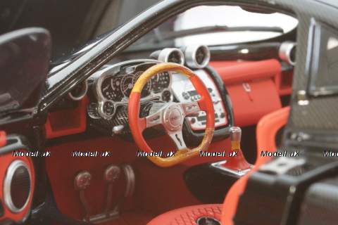 Pagani Zonda F, 2005, Grigio Mercurio, ALM854111, Almost Real 1:18