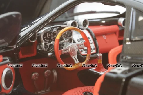 Pagani Zonda F, 2005, Grigio Mercurio, ALM854111, Almost Real 1:18