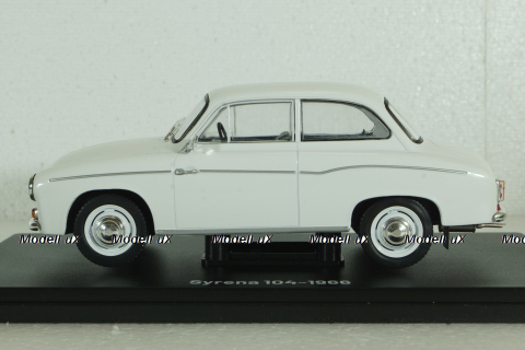 Syrena 104, 1966, white, Hachette 1:24 Без Журнала