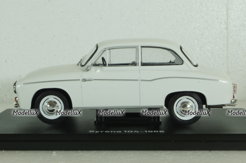 Syrena 104, 1966, white, Hachette 1:24 Без Журнала