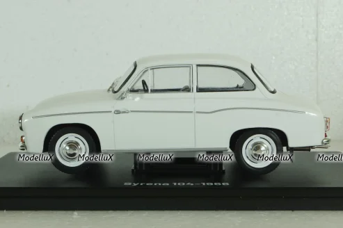 Syrena 104, 1966, white, Hachette 1:24 Без Журнала