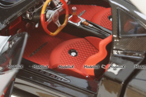 Pagani Zonda F, 2005, Grigio Mercurio, ALM854111, Almost Real 1:18