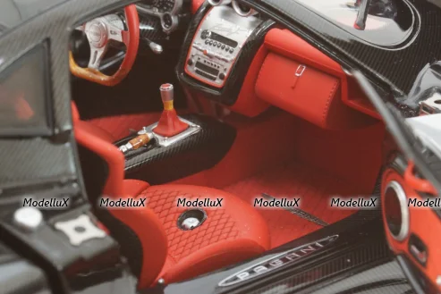 Pagani Zonda F, 2005, Grigio Mercurio, ALM854111, Almost Real 1:18
