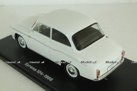 Syrena 104, 1966, white, Hachette 1:24 Без Журнала