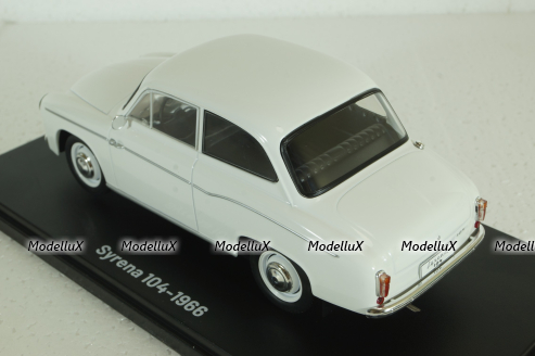 Syrena 104, 1966, white, Hachette 1:24 Без Журнала