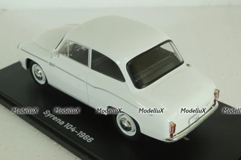 Syrena 104, 1966, white, Hachette 1:24 Без Журнала