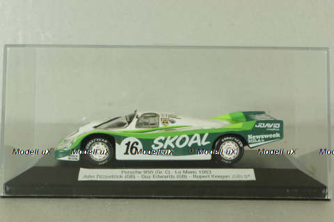 Porsche 956 (Gr. C) #16 Le Mans 1983 Fitzpatrick/Edwards/keegan, white/green, Q3054, Quartzo 1:43