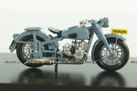 Мотоцикл ММЗ ИМЗ М-72 1947 г. "Милиция", 307202, DiP Models 1:43