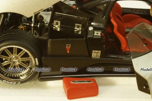 Pagani Zonda F, 2005, Grigio Mercurio, ALM854111, Almost Real 1:18