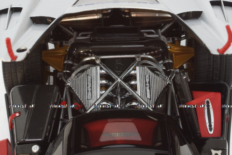 Pagani Zonda F, 2005, Grigio Mercurio, ALM854111, Almost Real 1:18