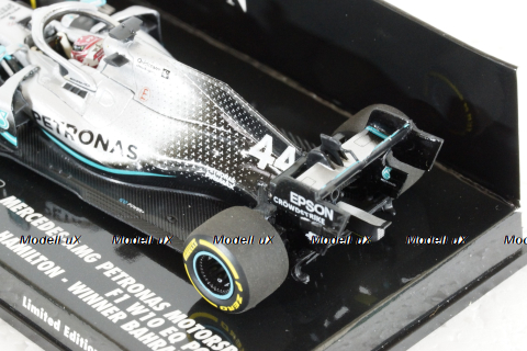 MERCEDES-AMG PETRONAS W10 EQ POWER, HAMILTON 1ST BAHRAIN GP 2019, 413190244, Minichamps 1:43