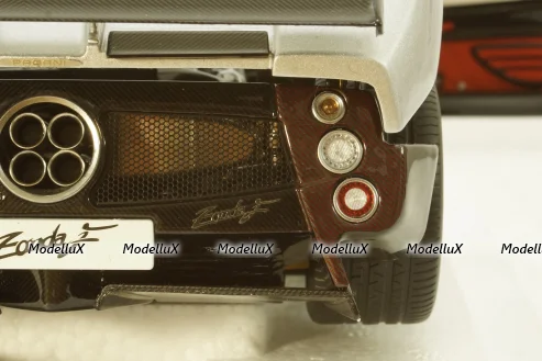 Pagani Zonda F, 2005, Grigio Mercurio, ALM854111, Almost Real 1:18