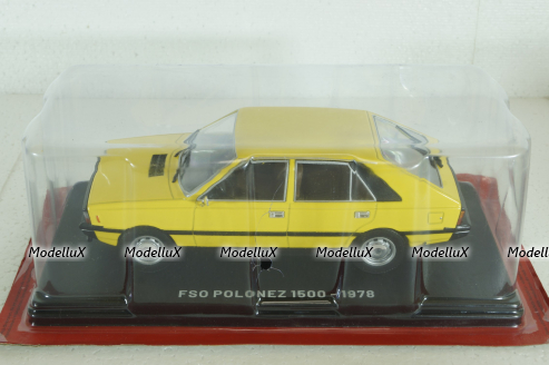 Polonez 1500, 1978, yellow, Hachette 1:24 Без Журнала