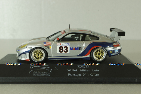 Porsche 911 GT3 R #83 Le Mans 2000 Wollek/Muller/Luhr, silver, xlm047, Onyx 1:43