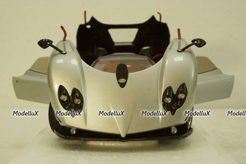 Pagani Zonda F, 2005, Grigio Mercurio, ALM854111, Almost Real 1:18