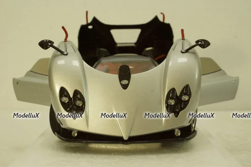 Pagani Zonda F, 2005, Grigio Mercurio, ALM854111, Almost Real 1:18