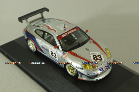 Porsche 911 GT3 R #83 Le Mans 2000 Wollek/Muller/Luhr, silver, xlm047, Onyx 1:43