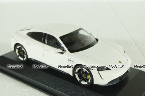 Porsche Taycan Turbo S 2020, white, 410068476, Minichamps 1:43