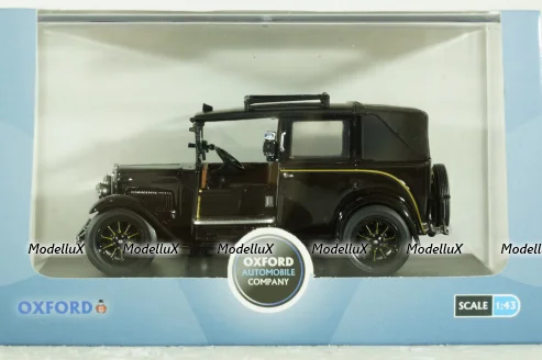 Austin Low Loader Taxi, black, AT001, Oxford 1:43