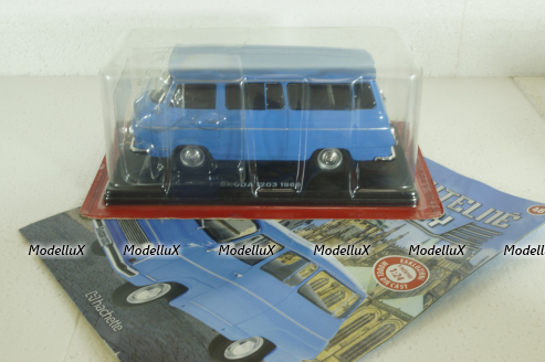 Skoda 1203, 1968, blue, Hachette 1:24  Выпуск №46 С журналом!