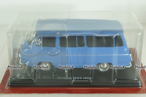 Skoda 1203, 1968, blue, Hachette 1:24  Выпуск №46 С журналом!