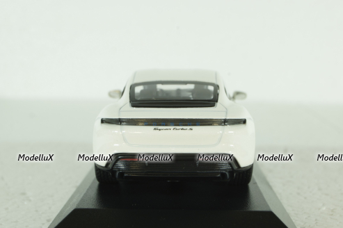 Porsche Taycan Turbo S 2020, white, 410068476, Minichamps 1:43