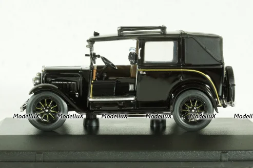 Austin Low Loader Taxi, black, AT001, Oxford 1:43