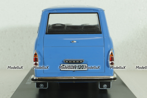 Skoda 1203, 1968, blue, Hachette 1:24  Выпуск №46 С журналом!