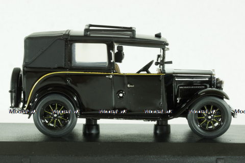 Austin Low Loader Taxi, black, AT001, Oxford 1:43