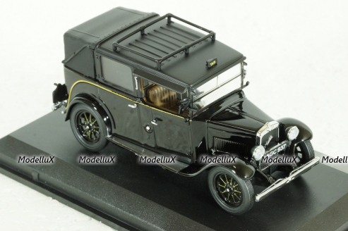 Austin Low Loader Taxi, black, AT001, Oxford 1:43