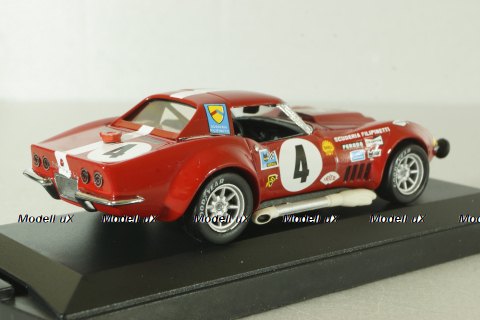 Chevrolet Corvette #4 Le Mans 1968, red, 044, Vitesse 1:43
