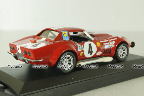 Chevrolet Corvette #4 Le Mans 1968, red, 044, Vitesse 1:43