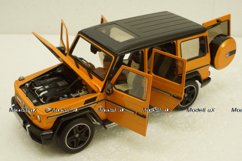 Mercedes G63 W463 2017, Sunset Orange, ALM820608, Almost Real 1:18