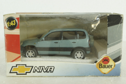Chevrolet Niva, серо-голубой, Cararama 1:43