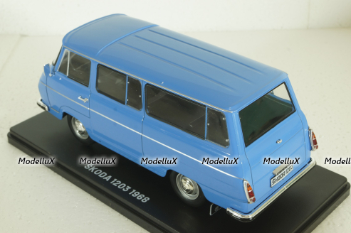 Skoda 1203, 1968, blue, Hachette 1:24  Выпуск №46 С журналом!