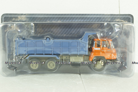 Barreiros 64/26v Truck Cassone Ribaltabile Movimento Terra 1972, Orange Blue, Camiones y Autobuses, Salvat 1:43
