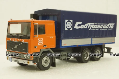 Volvo F12 тент Sovtransavto,  TruckTyr 1:43