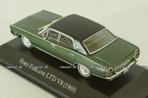 Ford Fairlane LTD V8 1969 green metallic/black, Altaya 1:43