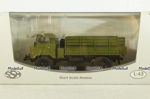 ГАЗ-66 бортовой, хаки, SSM1007, SSM 1:43