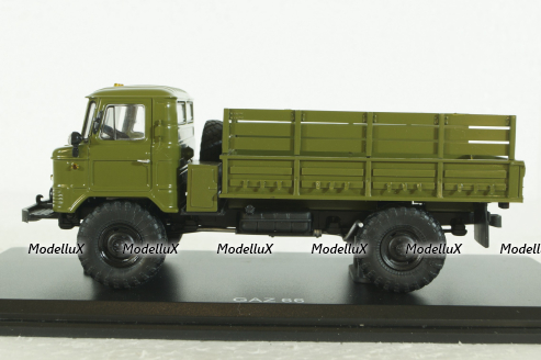 ГАЗ-66 бортовой, хаки, SSM1007, SSM 1:43