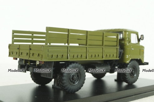 ГАЗ-66 бортовой, хаки, SSM1007, SSM 1:43