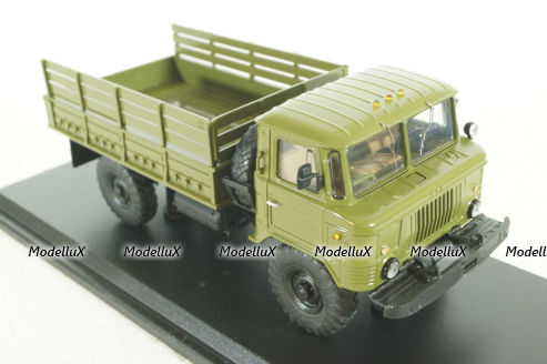 ГАЗ-66 бортовой, хаки, SSM1007, SSM 1:43