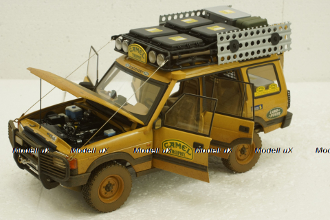 Land Rover Discovery Series I 5-door Camel Trophy Kalimantan 1996, dirty version,  ALM810411, Almost Real 1:18