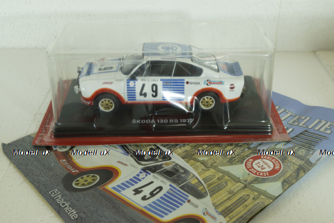 Skoda 130 RS #49, Rally Monte Carlo, 1977, Hachette 1:24 Выпуск №24 С журналом!