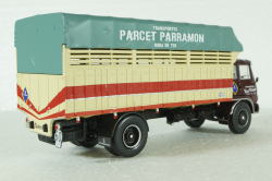 Barreiros Super Azor Truck Telonato Parcet Parramon Transports 2-Assi 1967, Brown Cream, Camiones y Autobuses, Salvat 1:43