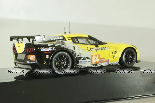 Chevrolet Corvette C6 ZR1 #64 Le Mans 2010 Gavin-Beretta, yellow, LMM199, IXO 1:43