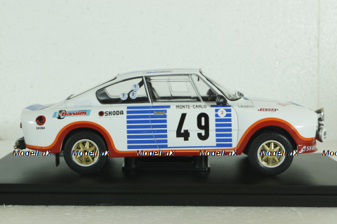 Skoda 130 RS #49, Rally Monte Carlo, 1977, Hachette 1:24 Выпуск №24 С журналом!