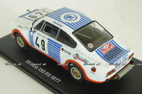 Skoda 130 RS #49, Rally Monte Carlo, 1977, Hachette 1:24 Выпуск №24 С журналом!