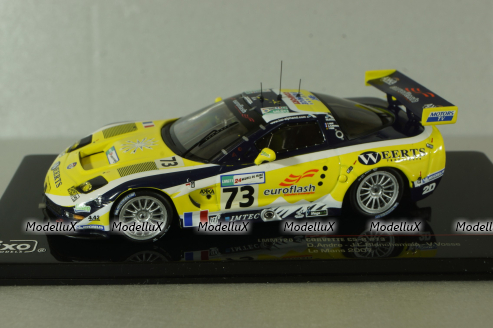 Chevrolet Corvette C5-R #73 Le Mans 2007, yellow, LMM128, IXO 1:43 